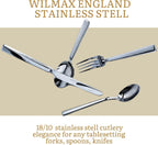 Wilmax Servierlöffel 23,5 cm Silber aus Edelstahl