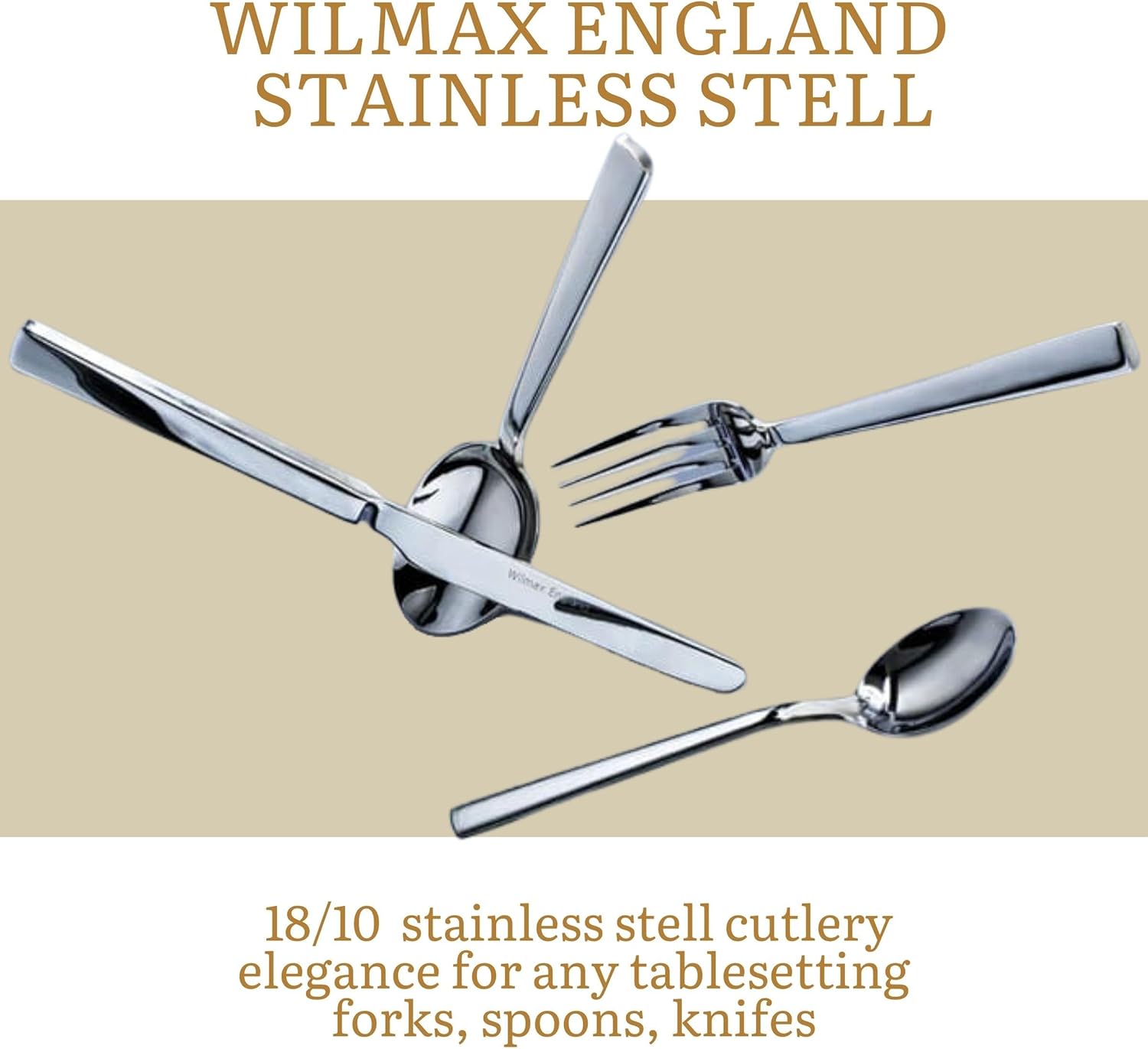Wilmax stainless steel table fork set 6 pieces in gift box WL-999201/6C