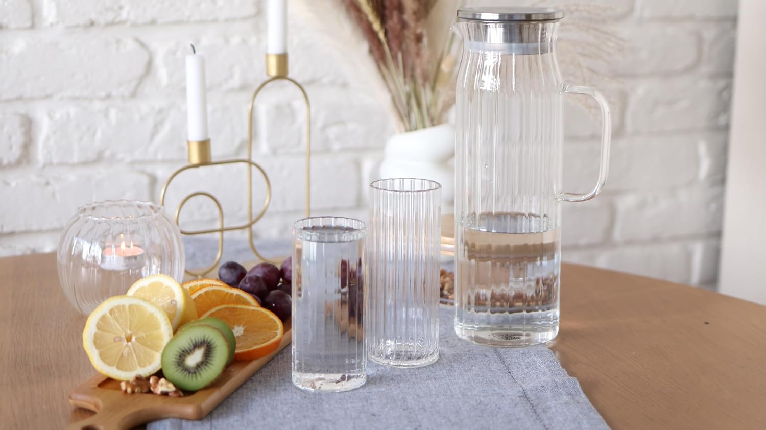 Wilmax Glas 350 ml 6er-Set Transparent aus Borosilikatglas