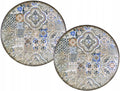 Wilmax Teller 21 cm 2er-Set Mehrfarbig aus Porzellan