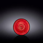 Wilmax Untertasse 12 cm Rot aus Porzellan
