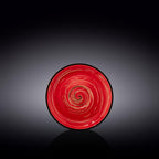 Wilmax Untertasse 14 cm Rot aus Porzellan