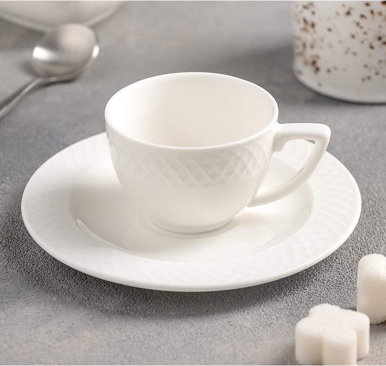 Wilmax Coffee Cup and Saucer, 90 ml, Julia Collection, WL-880107/AB
