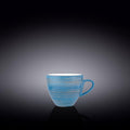 Wilmax Tasse 190 ml Blau aus Porzellan