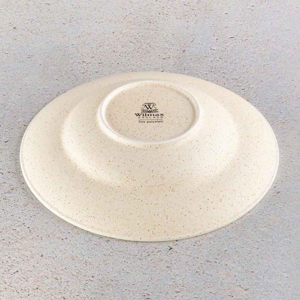 Wilmax Tiefer Teller 25,5 cm 350 ml Sand Porzellan 2er Set WL-661330/A2