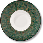 Wilmax Tiefer Teller 22,5 cm 1100 ml Grün aus Porzellan