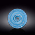 Wilmax Tiefer Teller 24 cm 200 ml Blau aus Porzellan