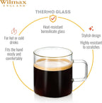 Wilmax Glastasse 100 ml Borosilikatglas Transparent WL-888602/A