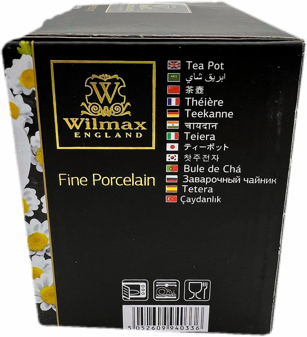 Wilmax Teekanne 500 ml  Weiß Porzellan WL-994033/1C