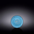 Wilmax Untertasse 11 cm Blau aus Porzellan