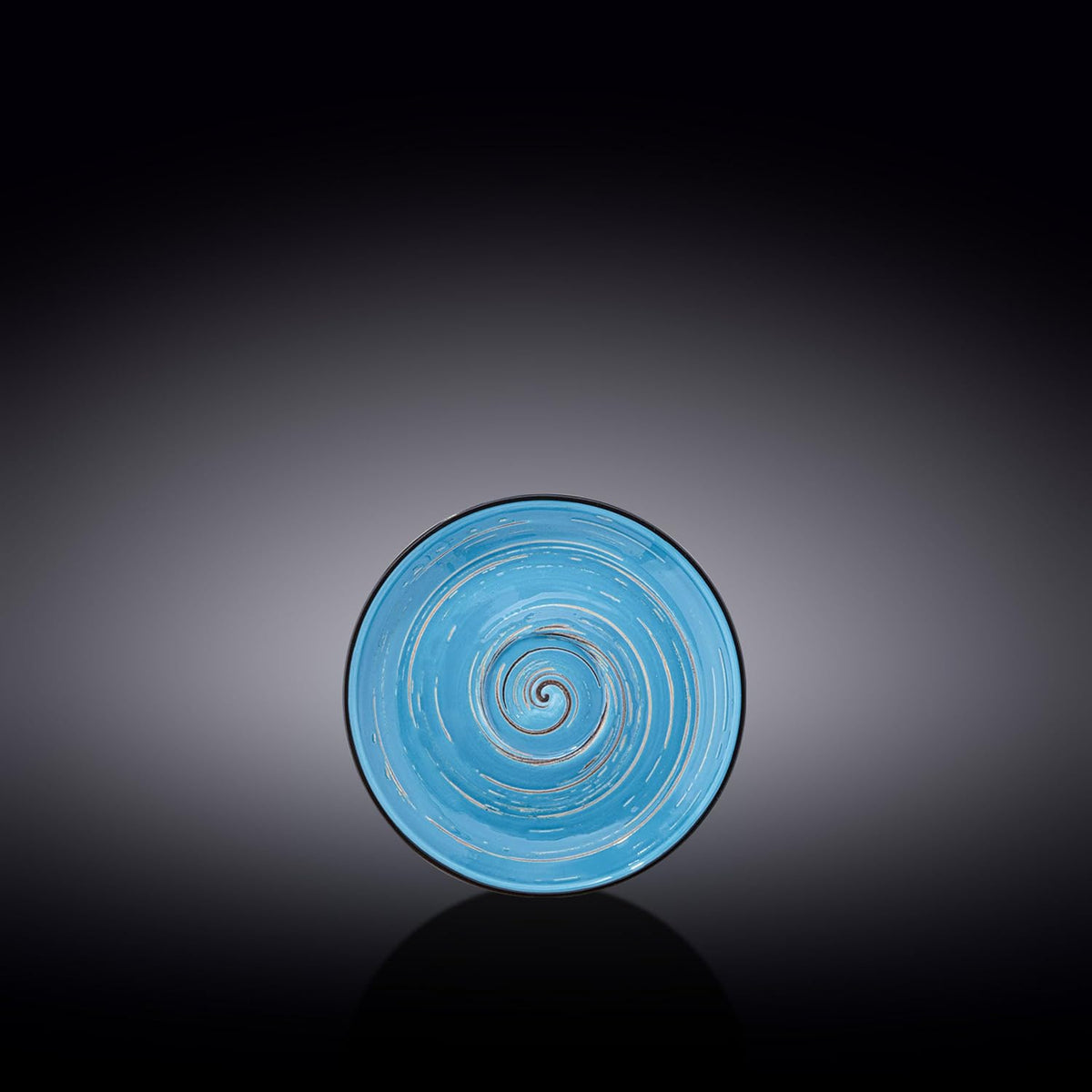 Wilmax Untertasse 11 cm Blau aus Porzellan