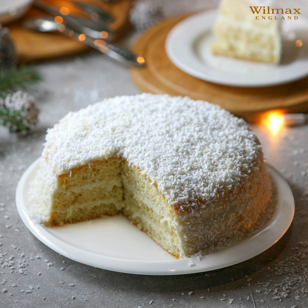 Wilmax Dessertteller 21,5 cm Weiß aus Porzellan