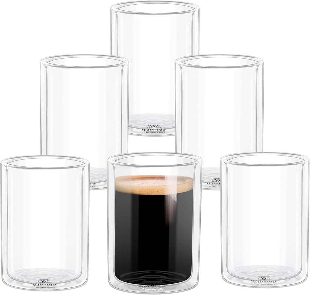 Wilmax Doppelwandiges Glas 300 ml 6er Set WL-888784/A6