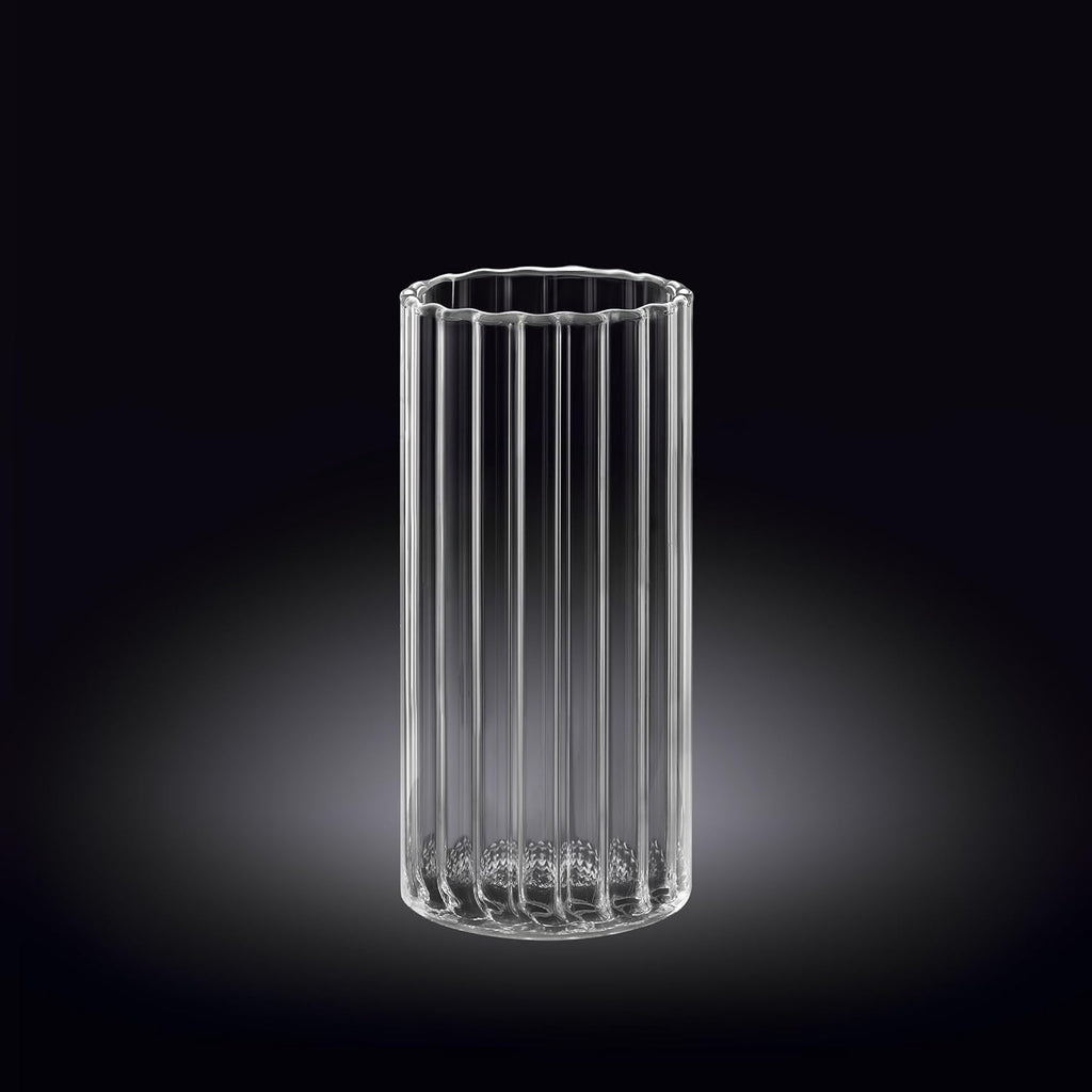 Wilmax Geriffeltes Glas 300 ml 6er Set WL-888625/A6