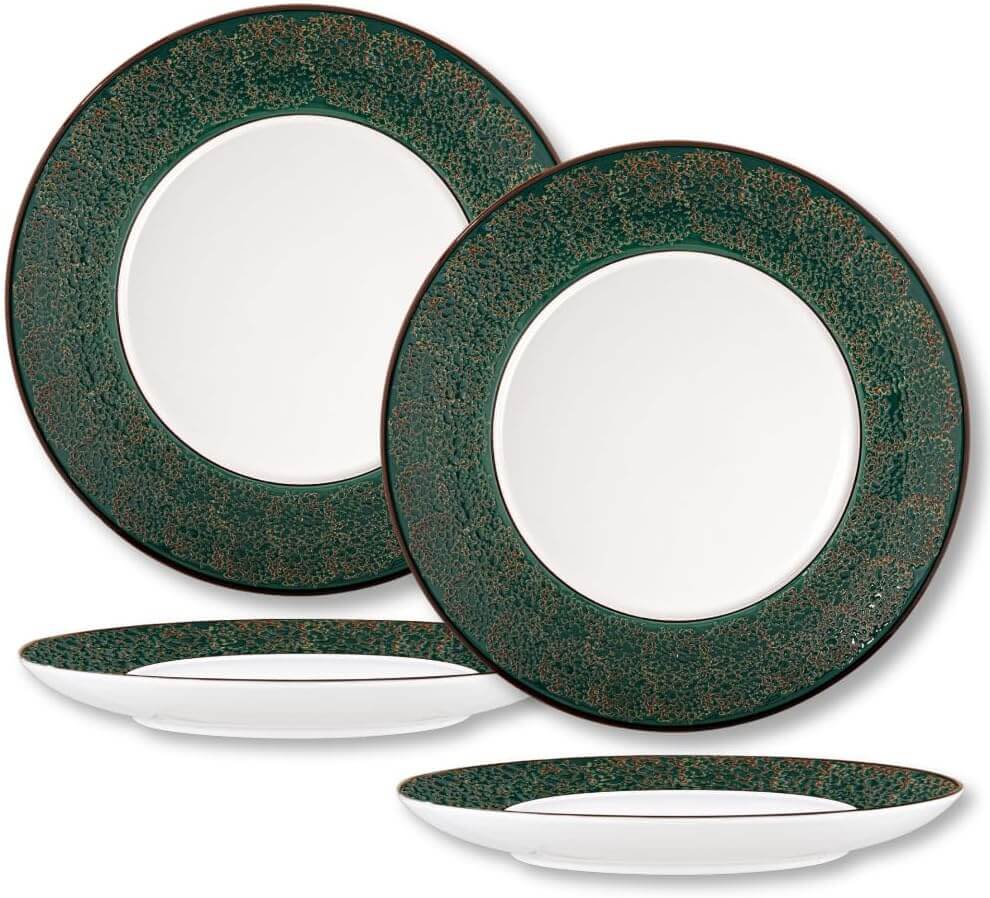 Wilmax Teller 20 cm Grün Porzellan 2er Set WL-667512/A2