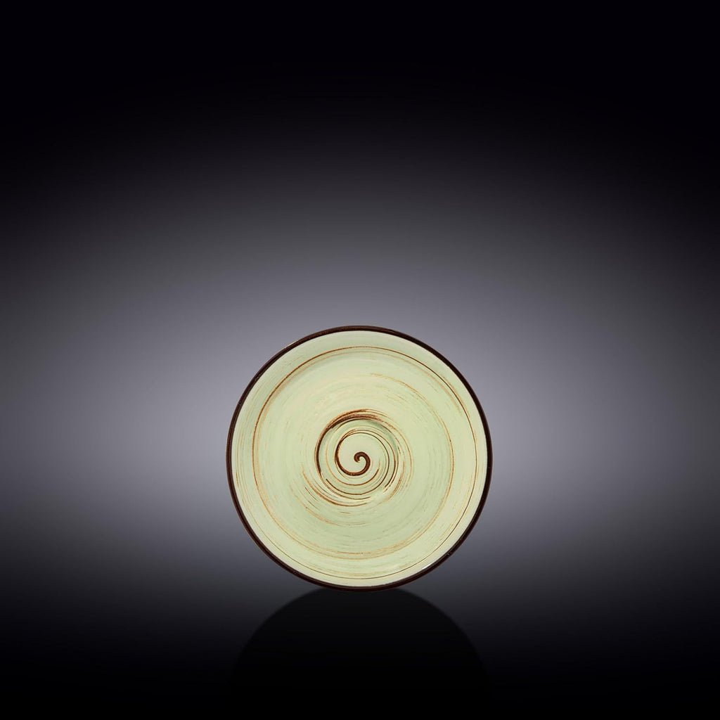 Wilmax Untertasse 11 cm Pistazie Porzellan WL-669133/B