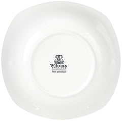 Wilmax WL-992002/A Porzellan Schüssel, Weiss, 21.5cm Länge, 21.5cm Breite, 1300mL Kapazität