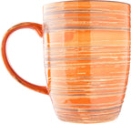 Wilmax Becher 460 ml Orange aus Porzellan