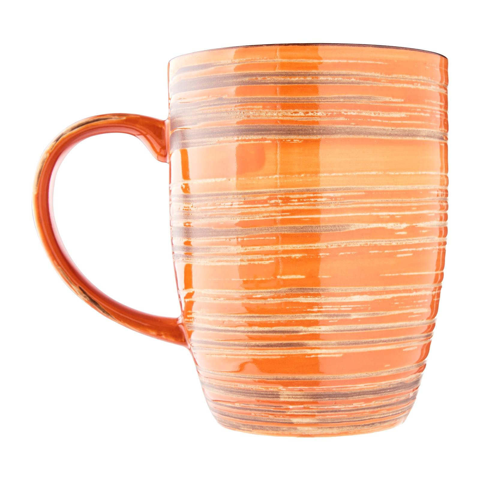 Wilmax WL-669337/A Porzellan Becher, Orange, 460mL Kapazität