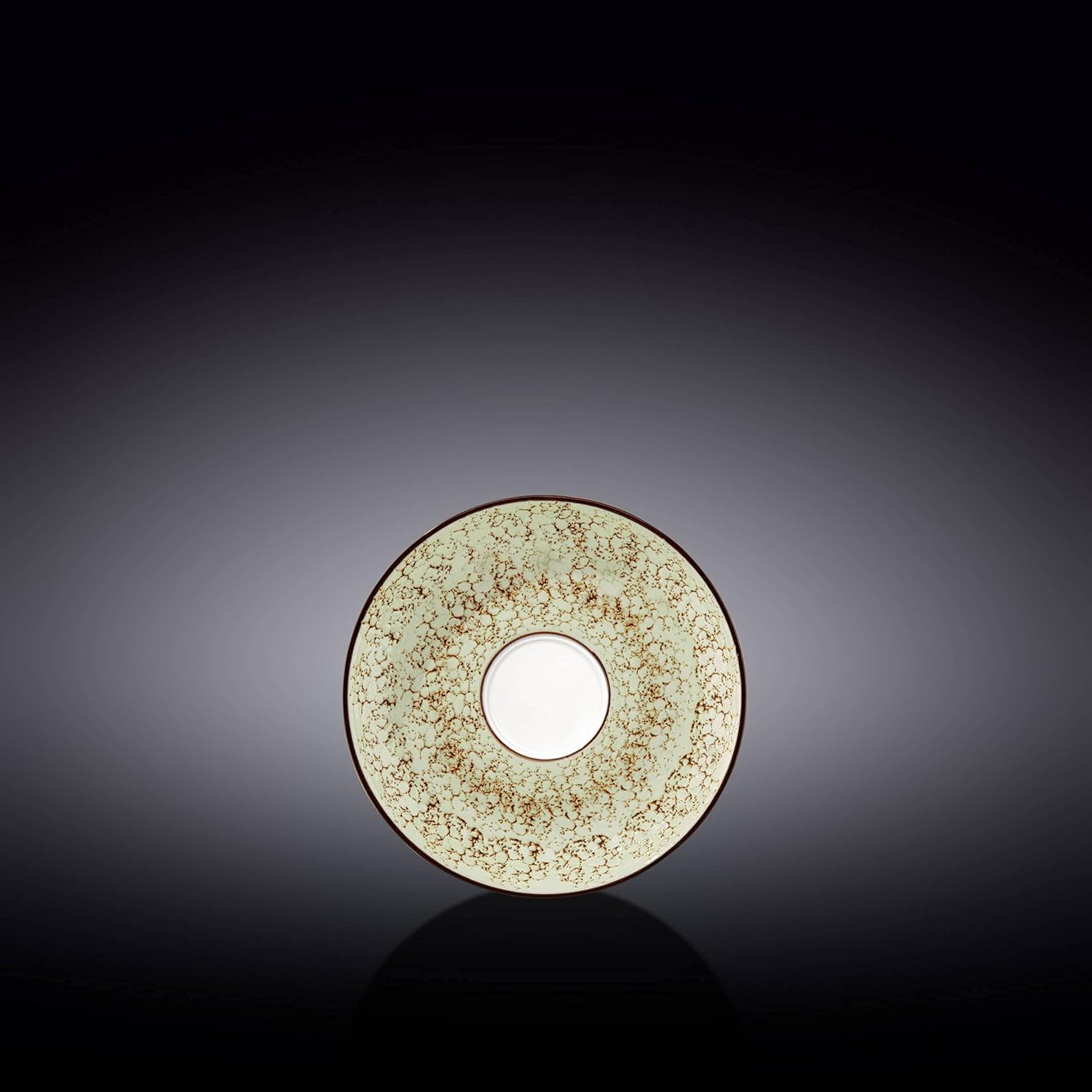Wilmax Untertasse 11 cm Pistazie Porzellan WL-667133/B