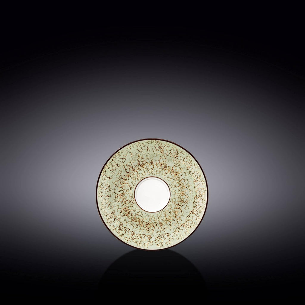 Wilmax Untertasse 11 cm Pistazie aus Porzellan