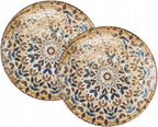 Wilmax Teller 25 cm 2er-Set Mehrfarbig aus Porzellan