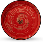 Wilmax Teller 23 cm Rot Porzellan 2er Set WL-669219/A2
