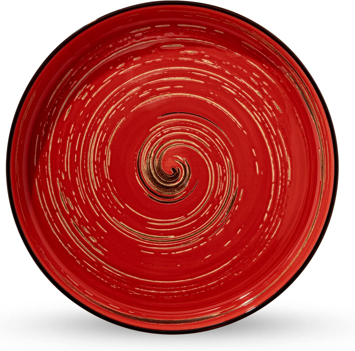 Wilmax Teller 23 cm Rot Porzellan 2er Set WL-669219/A2