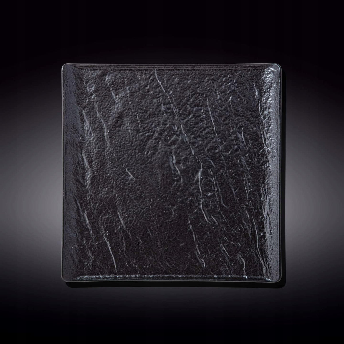 Wilmax Quadratische Platte SlateStone 27 cm Schwarz WL-661107/A