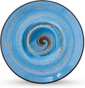 Wilmax Tiefer Teller 22,5 cm 1100 ml Blau aus Porzellan