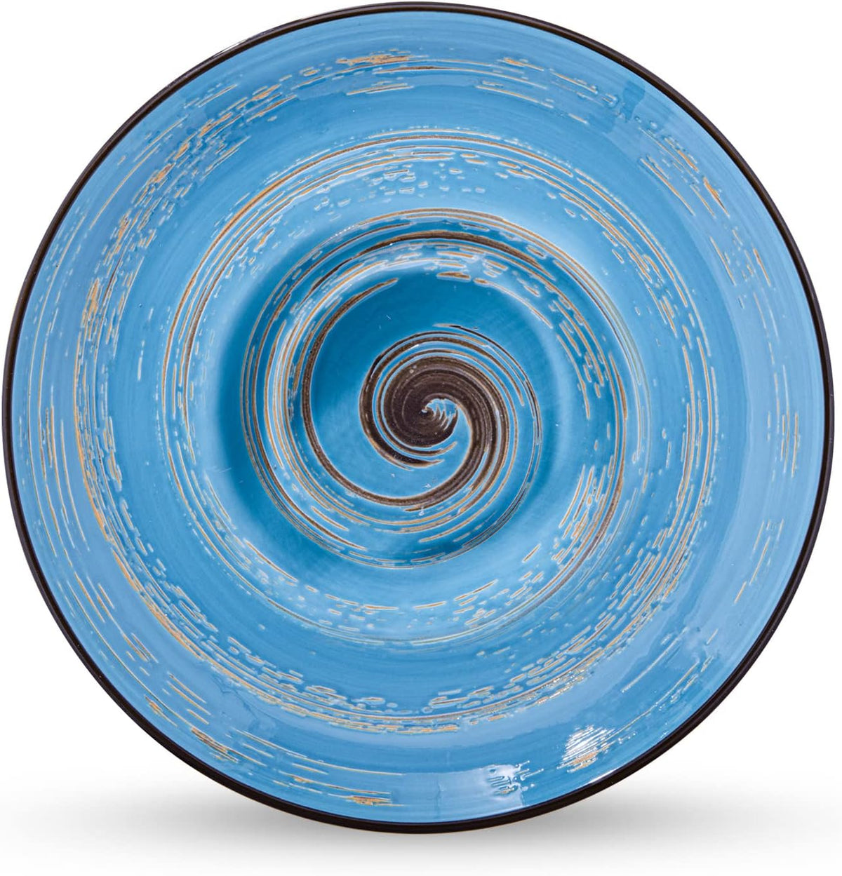 Wilmax Tiefer Teller 22,5 cm 1100 ml Blau aus Porzellan