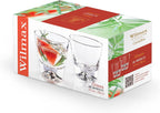 Wilmax Whiskyglas 250 ml Kristallglas Transparent 2er Set WL-888056/2C
