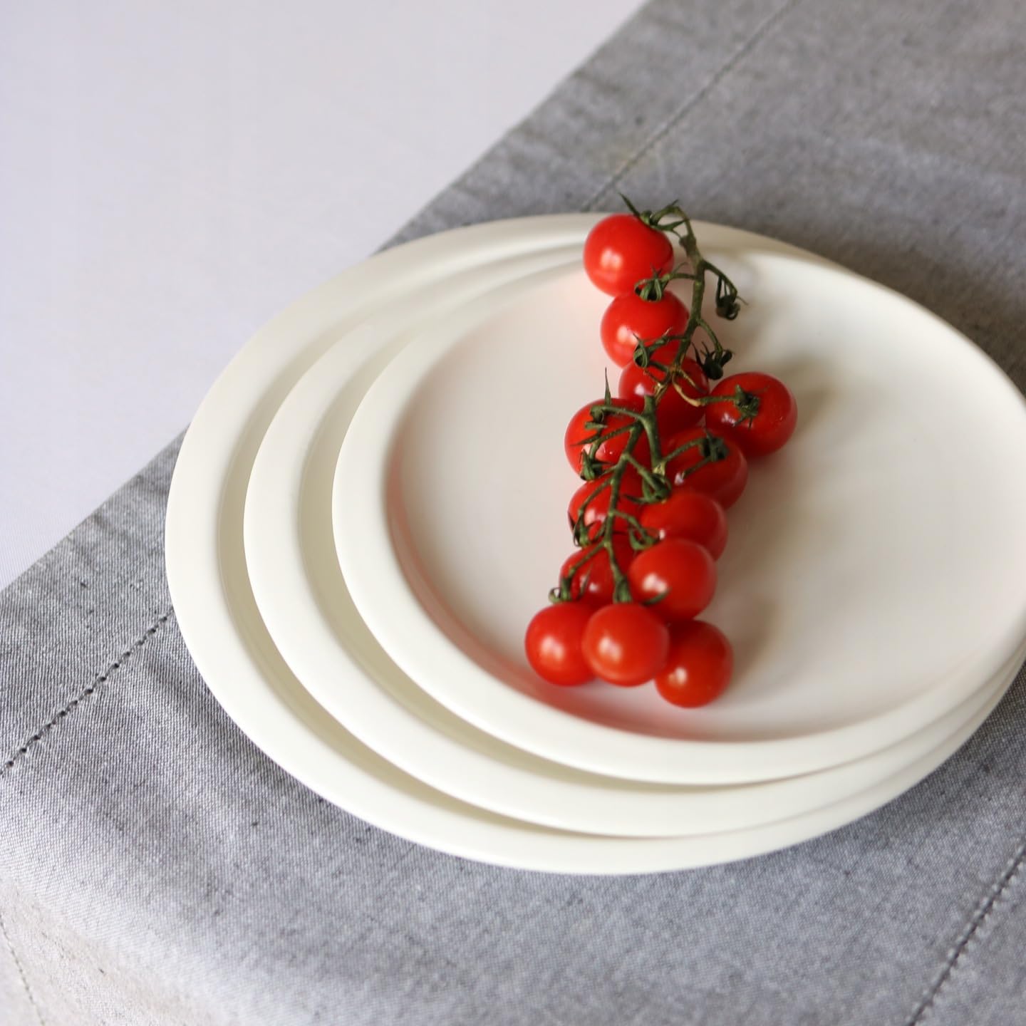 Wilmax Porzellan-Dessertteller Ø 21.5 cm, 6er Set, Weiß WL-991235/6A
