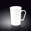 Wilmax Becher 420 ml Weiß Porzellan für Kaffee und Tee WL-993089/A