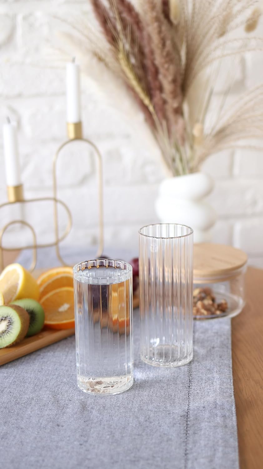 Wilmax Glas 350 ml Borosilikatglas 6er Set WL-888626/A6