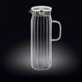 Wilmax Karaffe 1500 ml Thermoglas mit Edelstahl Deckel Transparent WL-888220/A