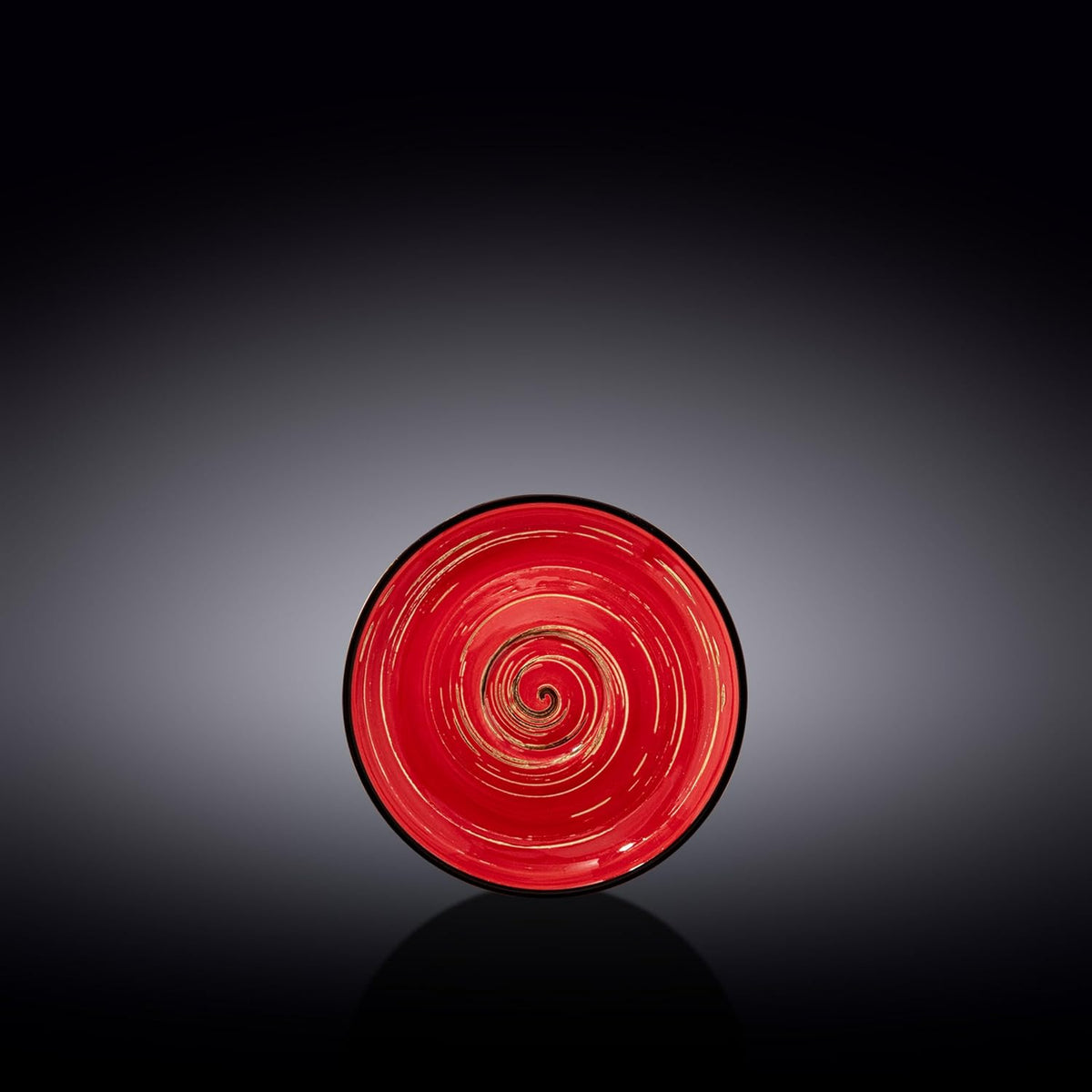 Wilmax Untertasse, 11 cm, ColorBoom Spiral Rot, WL-669233/B