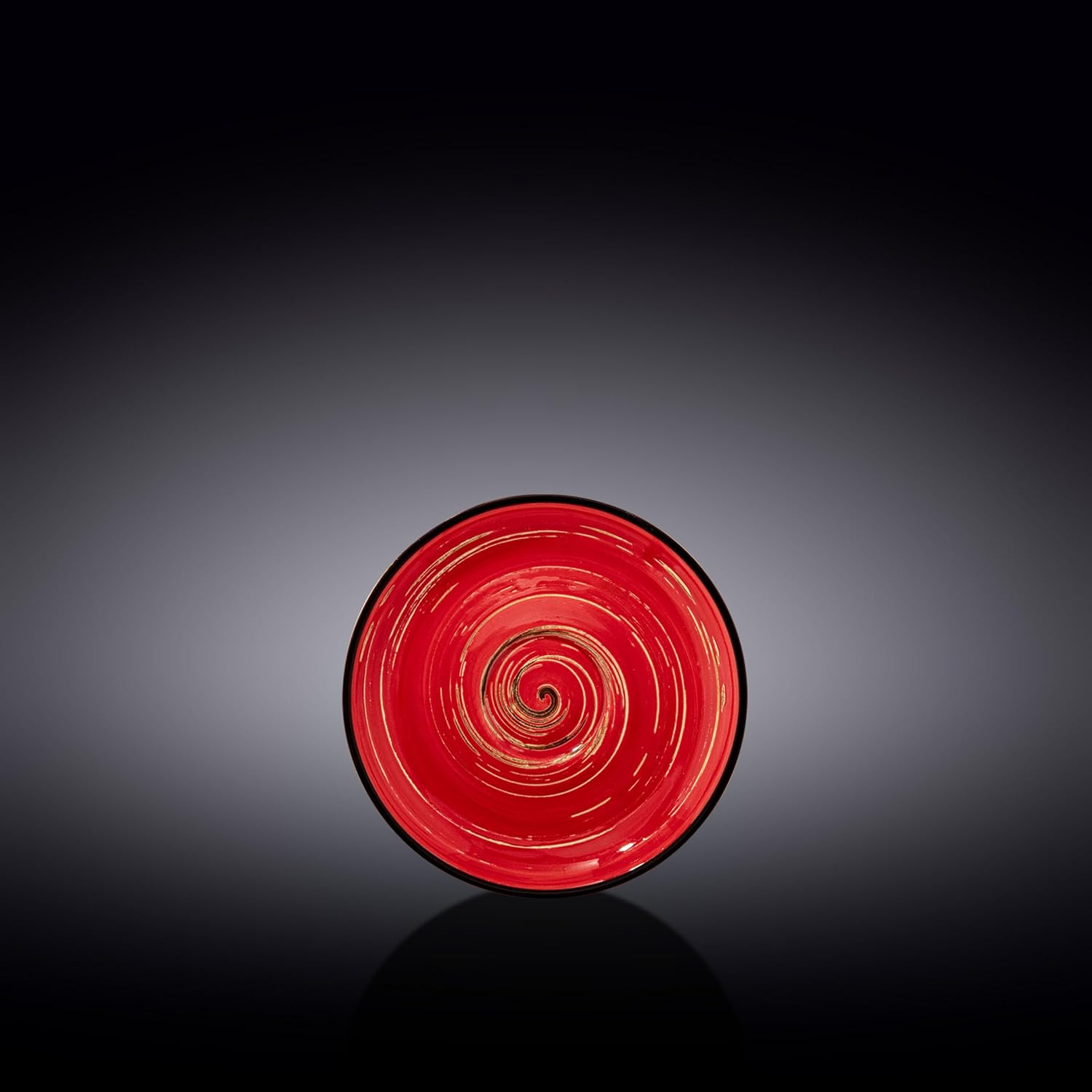 Wilmax Untertasse 11 cm Rot aus Porzellan