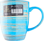 Wilmax Becher 460 ml Blau aus Porzellan