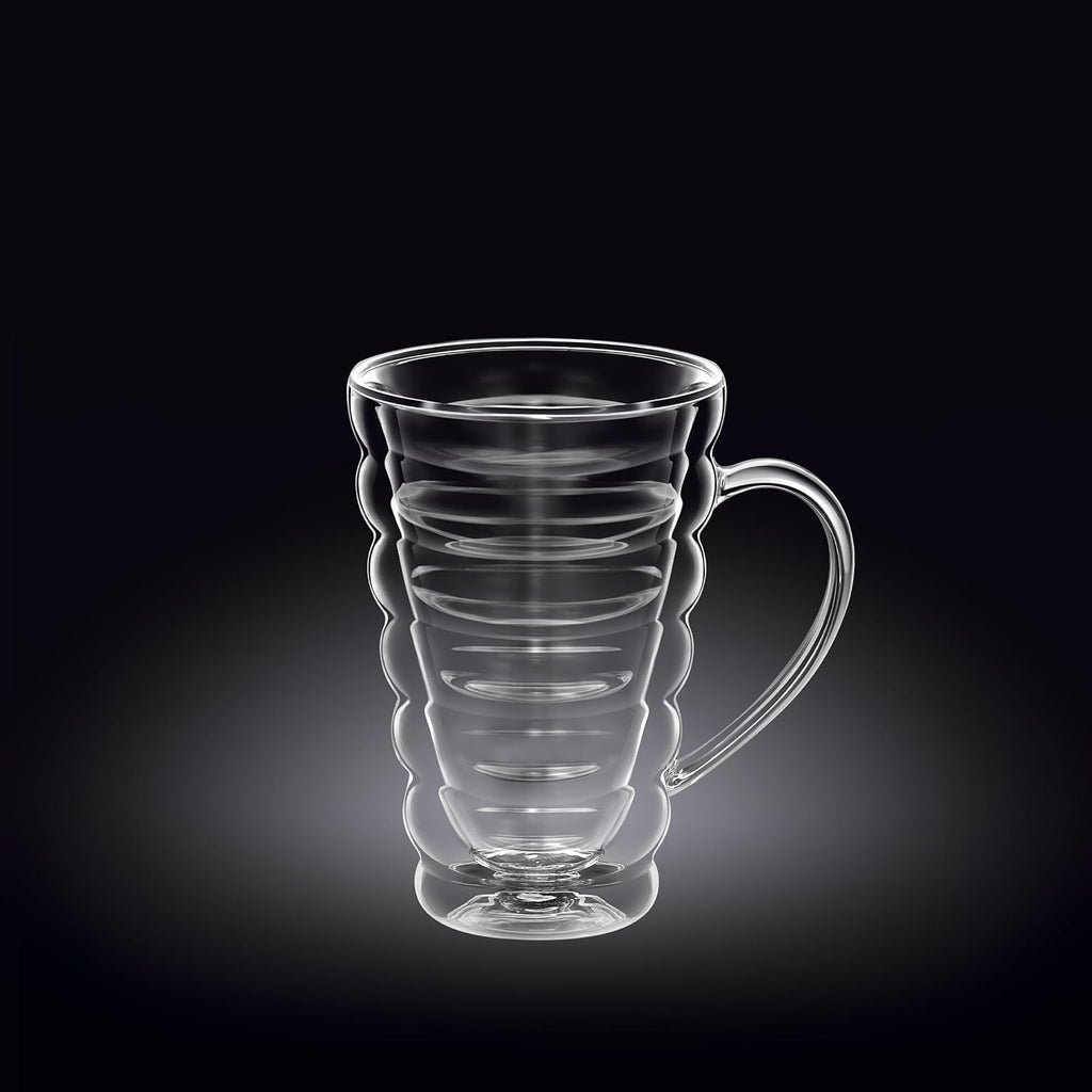 Wilmax Doppelwandglas Becher 250 ml 6er Set WL-888423/A6