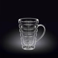 Wilmax Doppelwandiger Thermoglas Becher 250 ml Transparent WL-888423/A