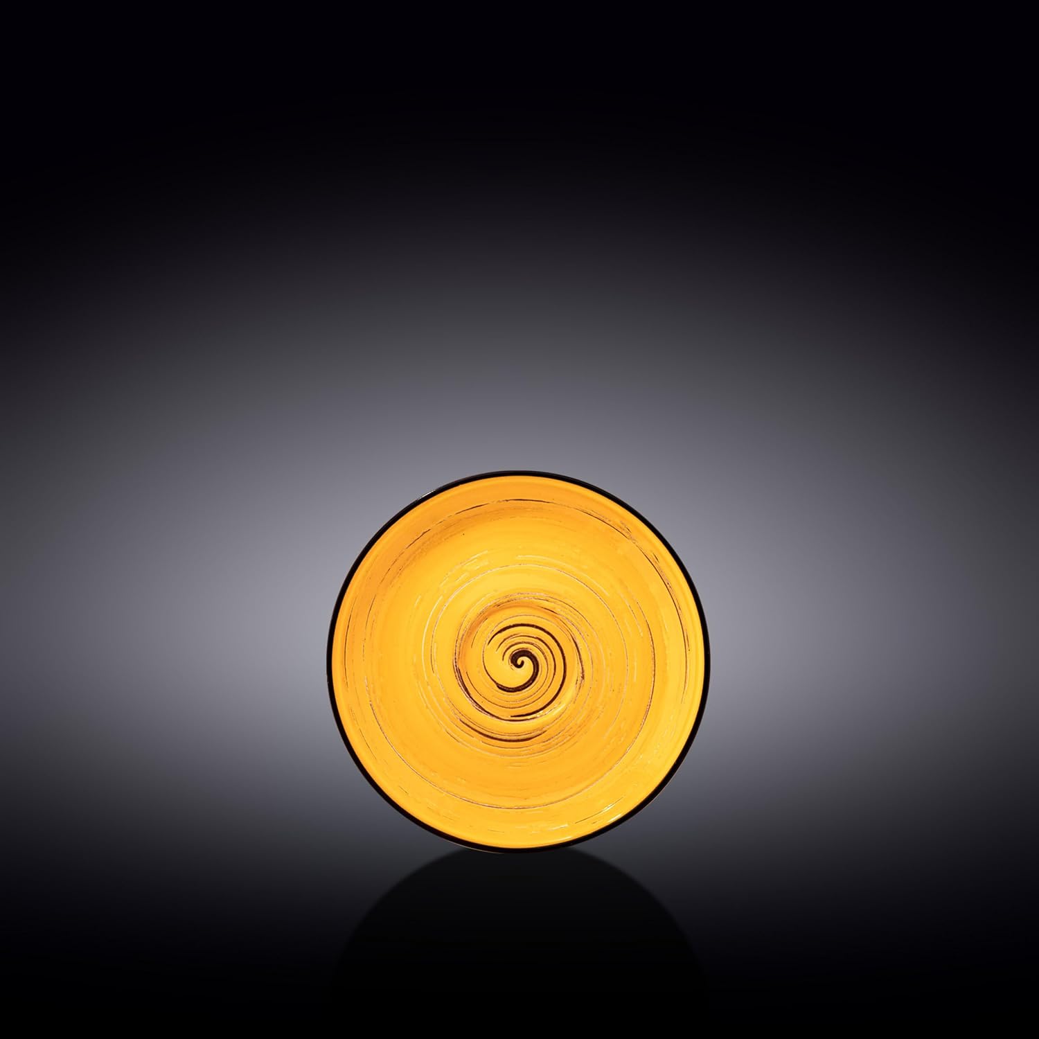 Wilmax Untertasse 11 cm Gelb aus Porzellan