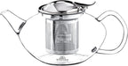 Wilmax Teekanne 1050 ml Borosilikatglas Edelstahlfilter WL-888805/A