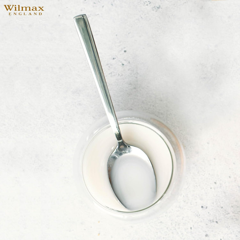 Wilmax Teelöffel 15 cm Silber aus Edelstahl