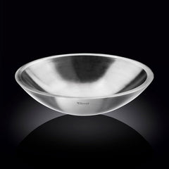 Wilmax Schüssel aus Edelstahl, 3000 ml, Silber matt, WL-553001/A