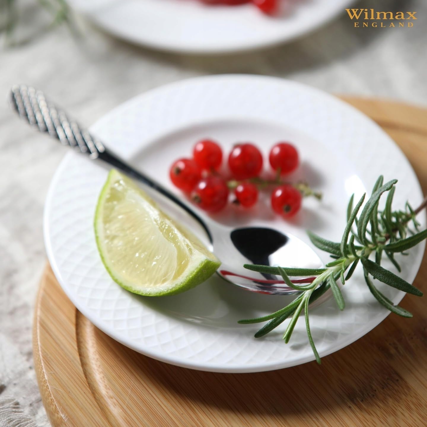 Wilmax Teller 18 cm Weiß aus Porzellan