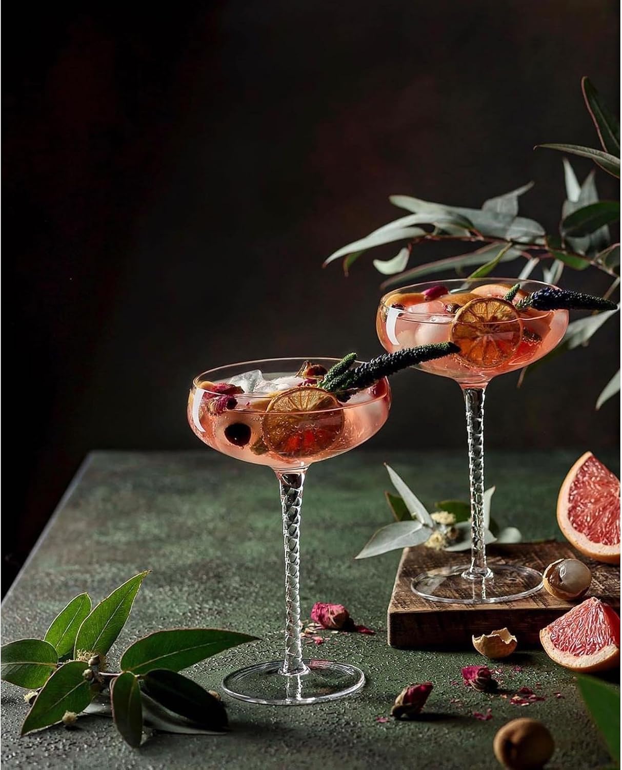 Wilmax Champagnerschale 300 ml 2er-Set Transparent aus Wilmax Crystalline-Serie