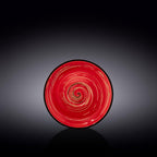 Wilmax Untertasse 15 cm Rot aus Porzellan
