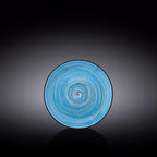 Wilmax Untertasse 15 cm Blau aus Porzellan