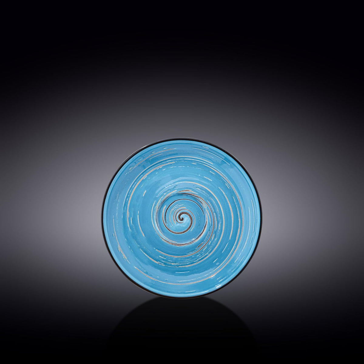 Wilmax Untertasse 15 cm Blau aus Porzellan
